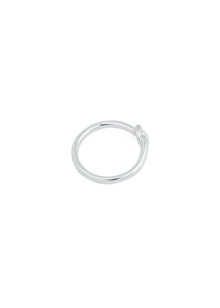 men’s silver knot ring