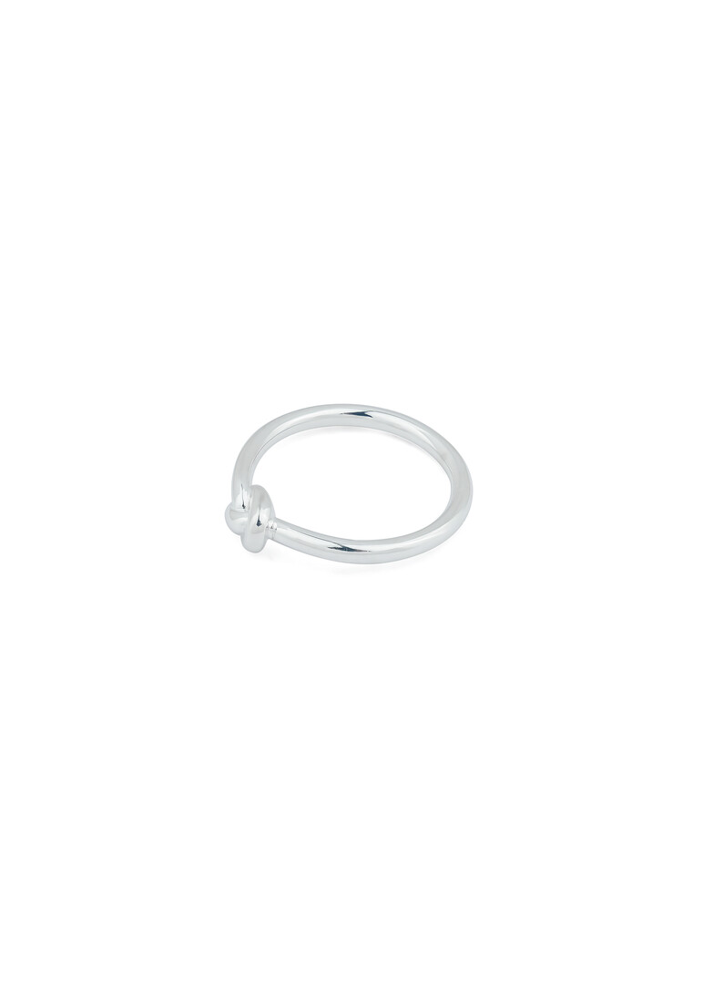 men’s silver knot ring
