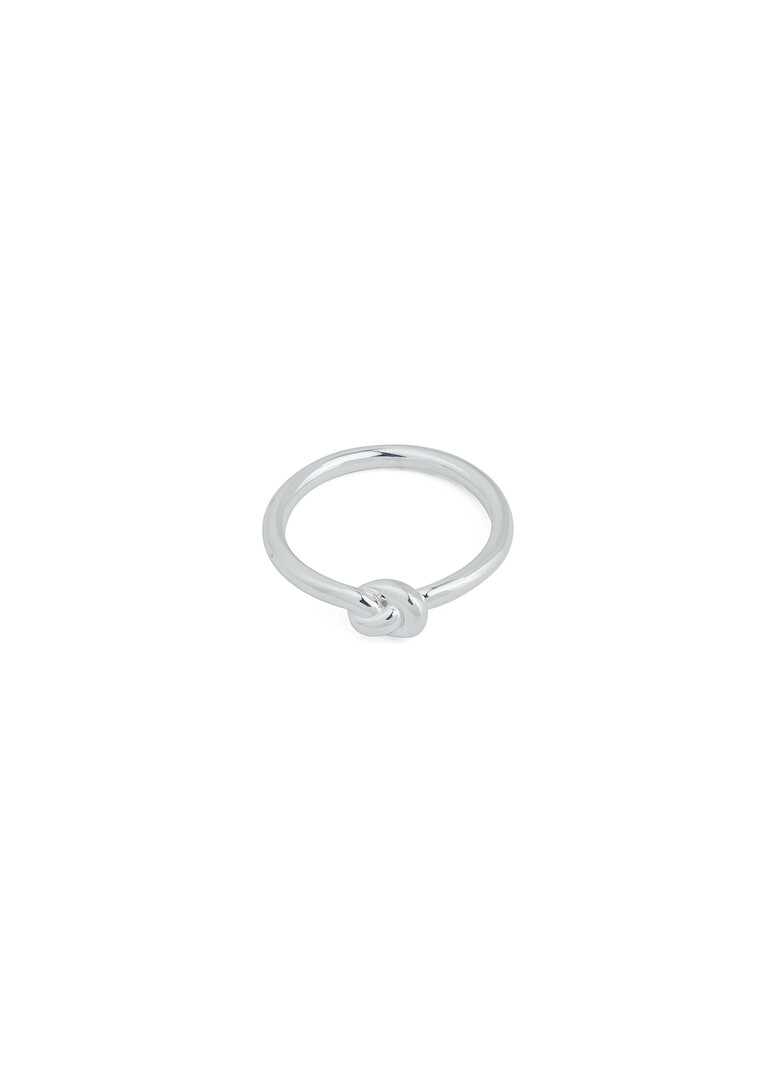 men’s silver knot ring