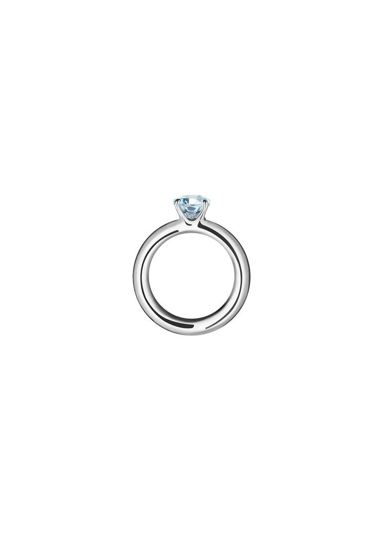 Cartoon ring Baby с топазом