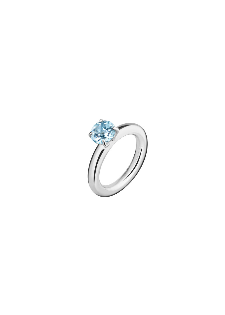 Cartoon ring Baby с топазом