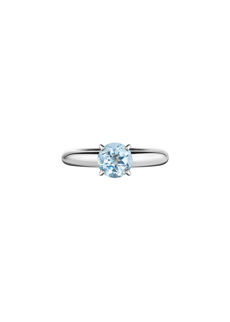 Cartoon ring Baby с топазом