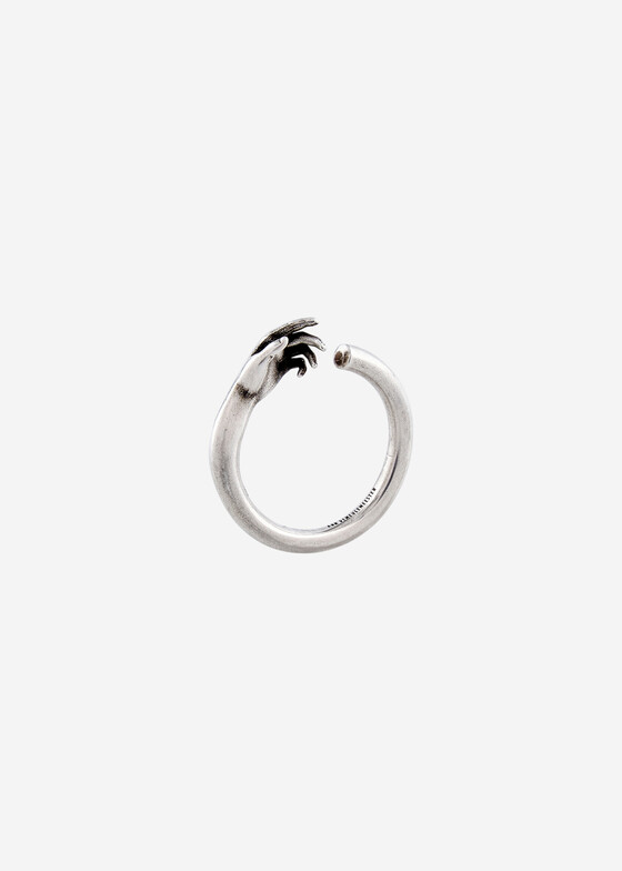 Тонкие кольца Ann Demeulemeester Серебристое кольцо PAJU