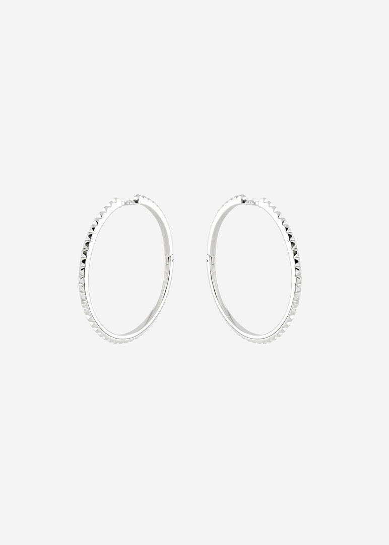 Серьги-кольца из серебра