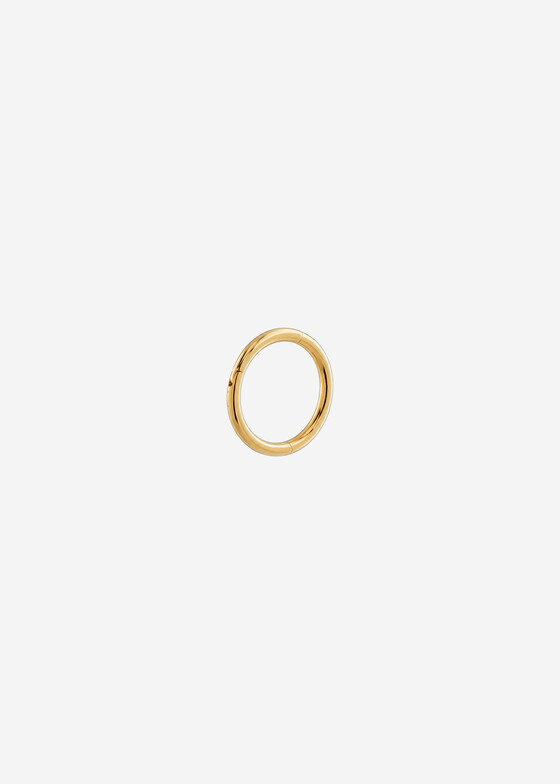 Моносерьги AURIS Кликер из золота Plain clicker ring