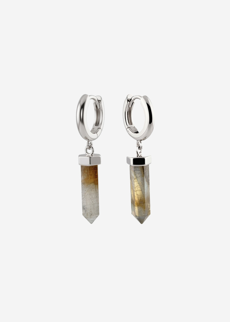 Серьги средней длины Wisteria Gems