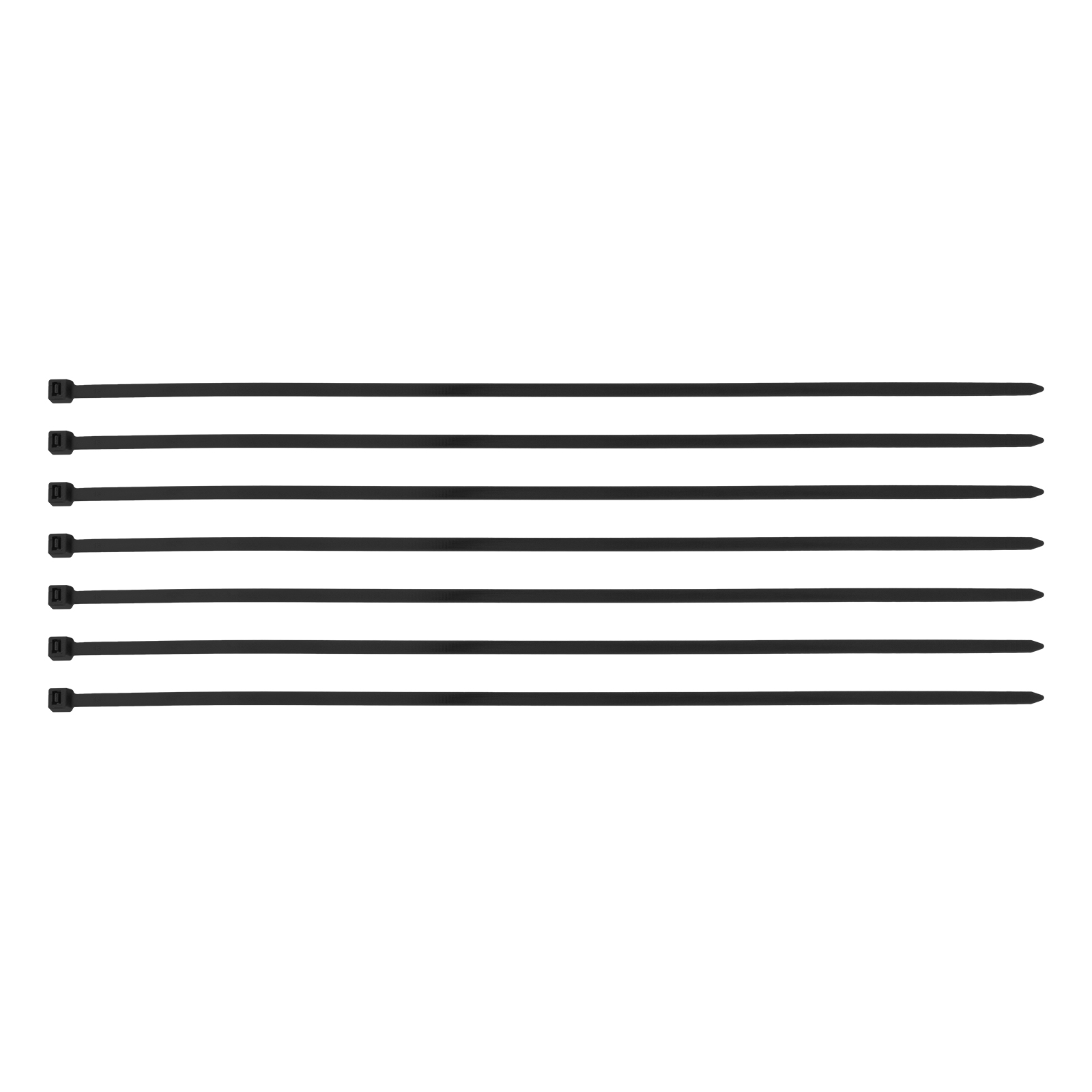 Хомуты, 350 x 4.8 мм, пластиковые, черные, 50 шт Сибртех