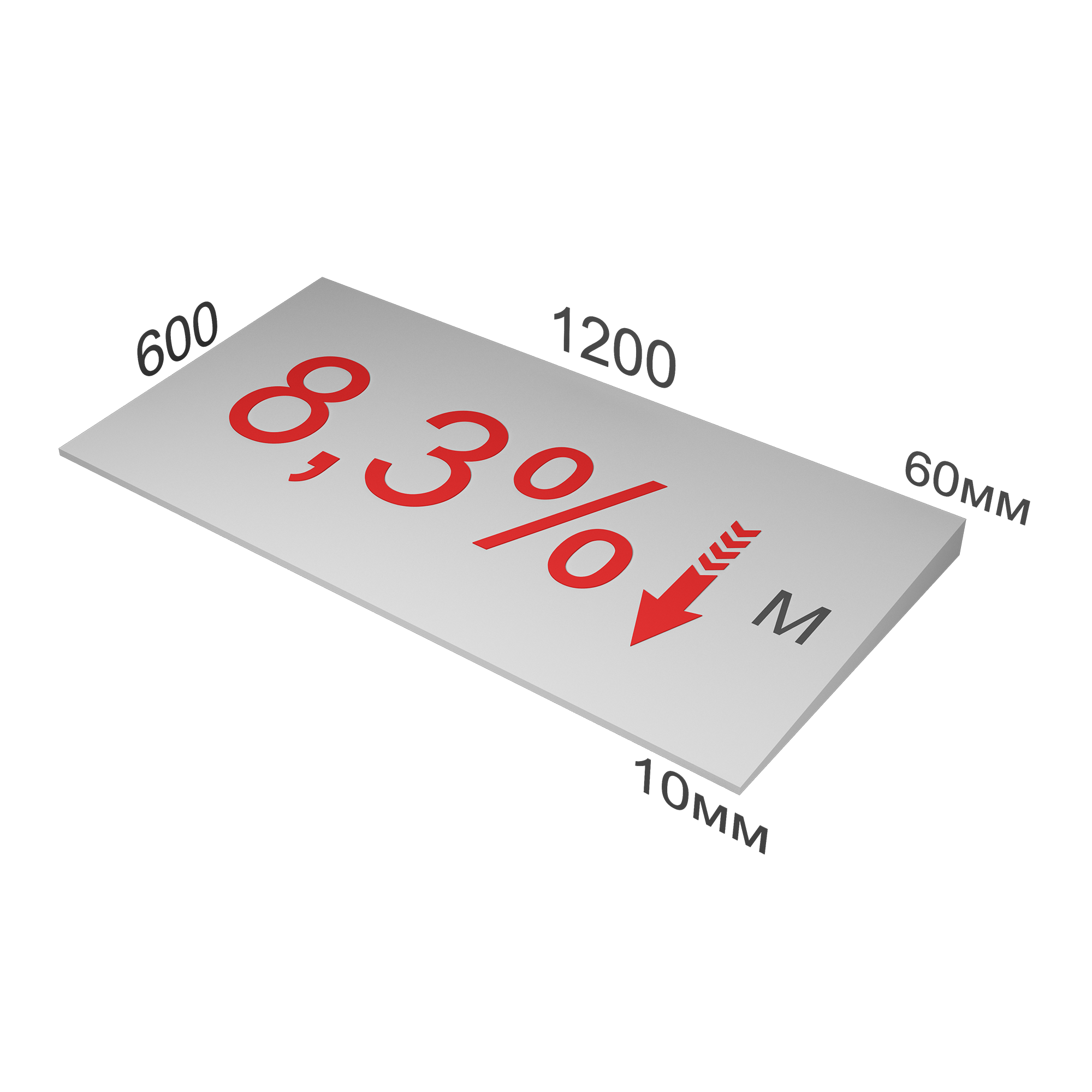 XPS ТЕХНОНИКОЛЬ CARBON PROF SLOPE-8,3%