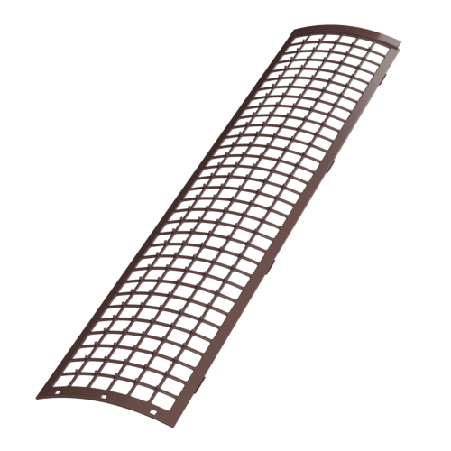 ТН ПВХ решетка желоба защитная (0,6 пог.м.), коричневый, шт.
