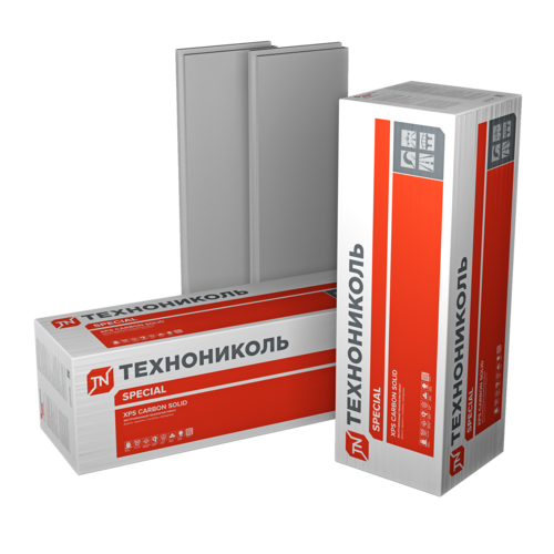 Экструзионный пенополистирол ТЕХНОНИКОЛЬ CARBON SOLID 1000 Тип А