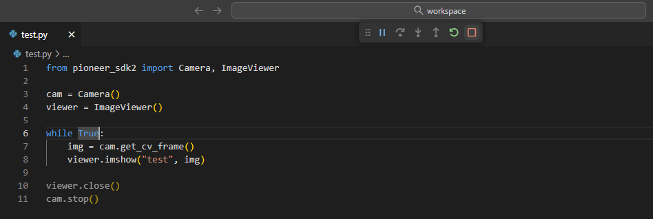 Открытие среды разработки