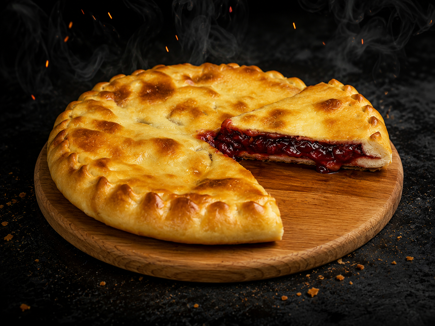 Пирог с клубникой