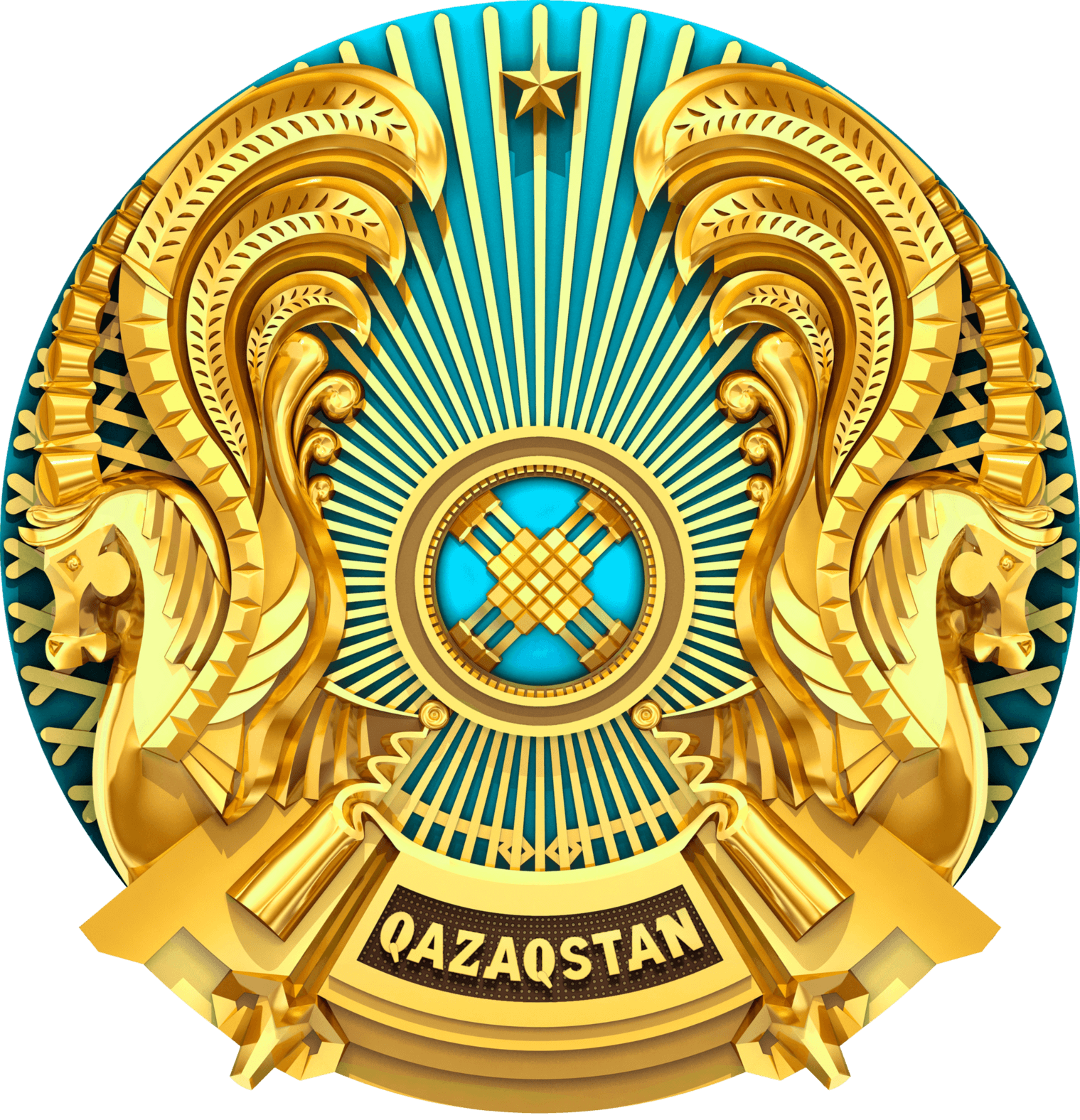 Государственный герб Республики Казахстан