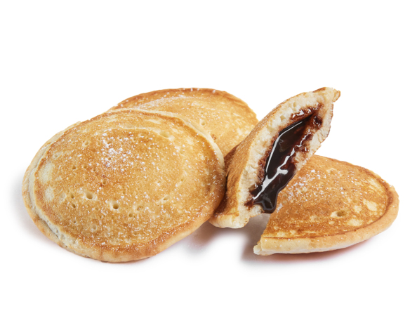 Панкейки с ореховой пастой 