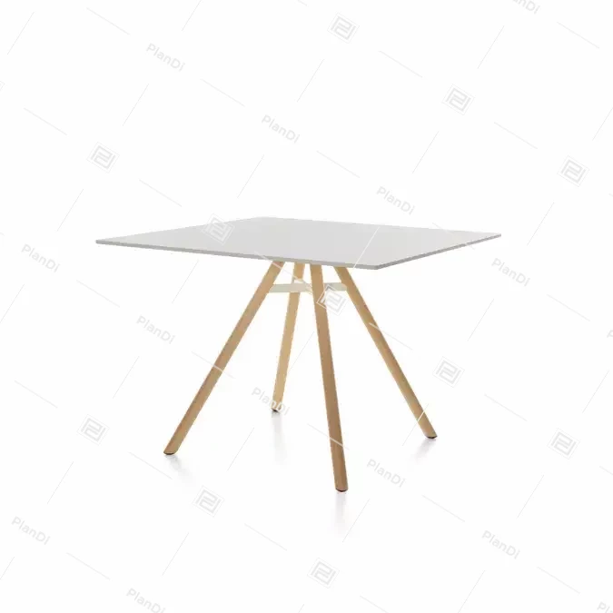 MART table square - 73 cm high - indoors and outdoors