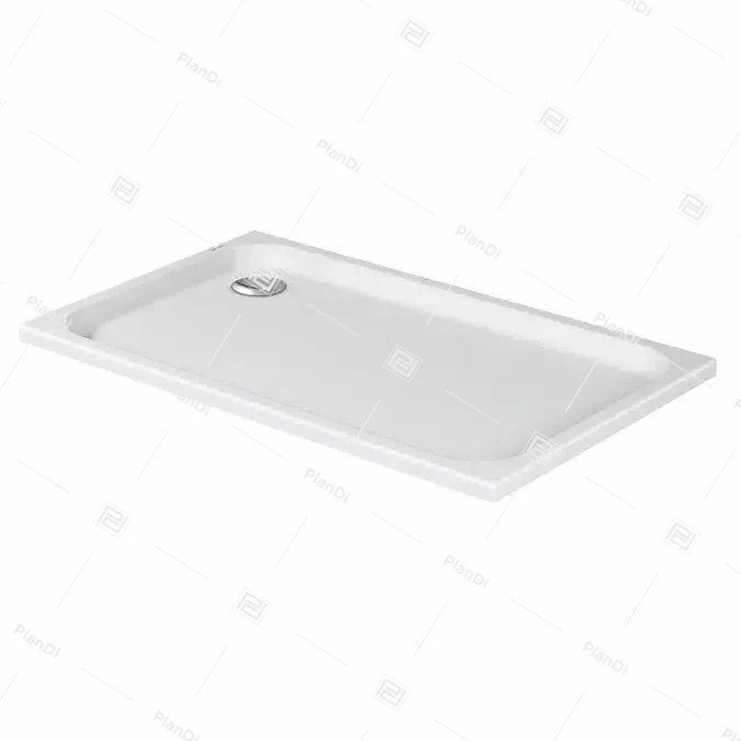 D-Code Shower tray White 1300x750 mm - 720098