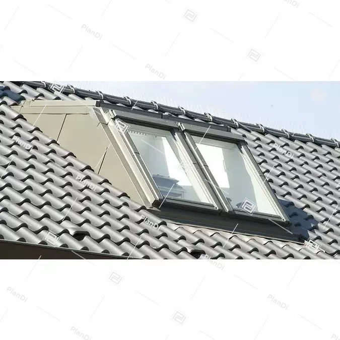 Dormer EDD-W + Centre pivot window FTP-V U3 | FAKRO