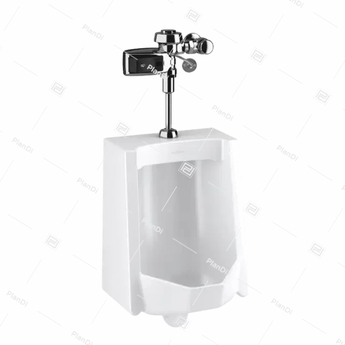 WEUS 1000.1302 SU-1009 Urinal and ROYAL 186 SMOOTH Flushometer