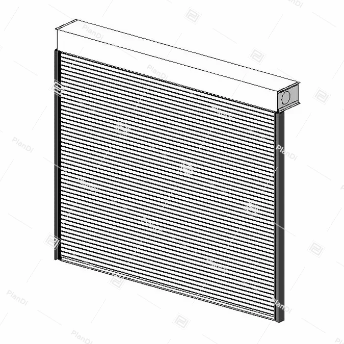 Viriyalohakij Rolling Shutters Aluminium Double Layer VAL-45
