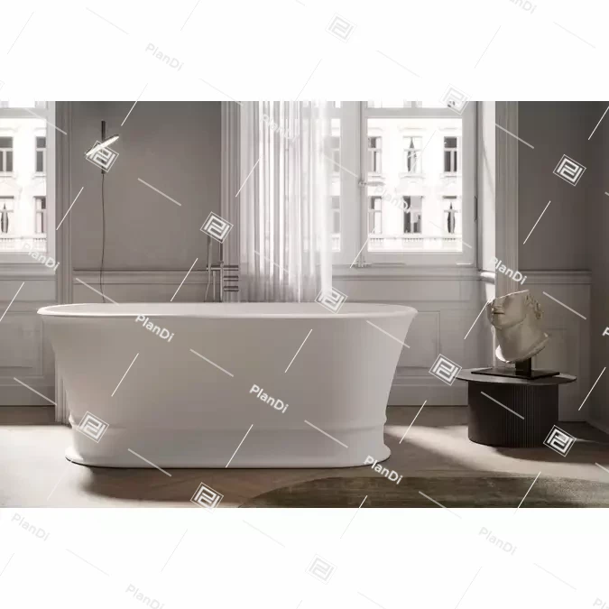 Dekò free-standing bathtub in M-Solid or M-Lux