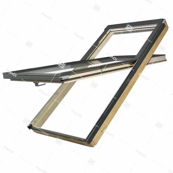 Window with raised axis of rotation FYP-V P2 proSky | FAKRO