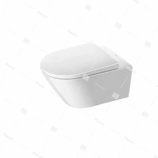 D-Neo Toilet seat White 376x441x43 mm - 002161