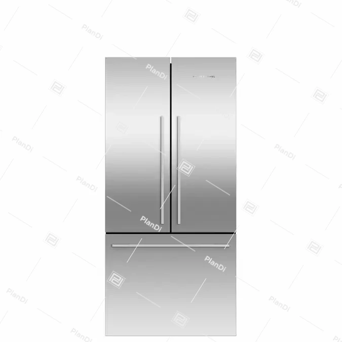 Freestanding French Door Refrigerator Freezer