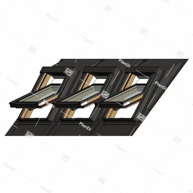 Windows combination B3/1 - Flashing for changing window installation