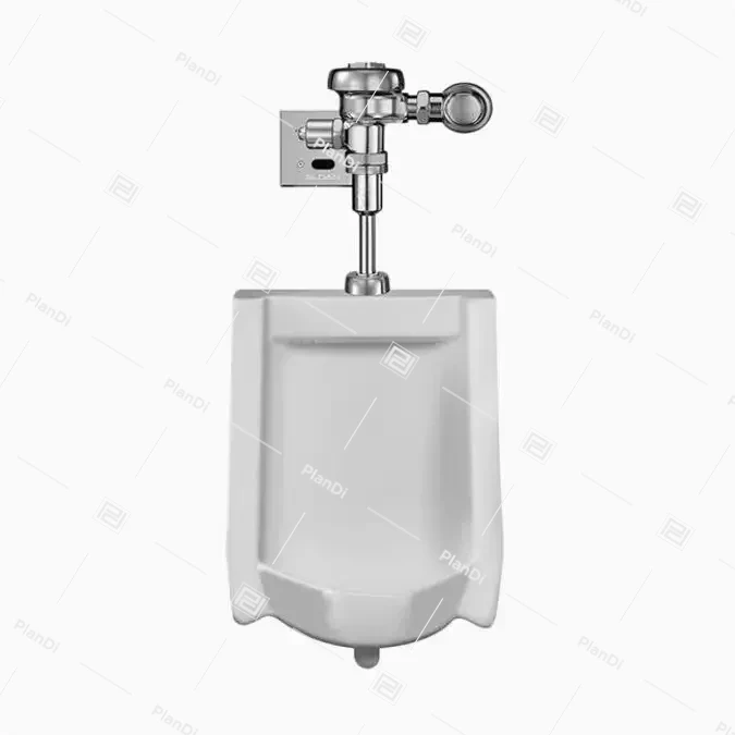 WEUS-1000.1331 SU-1009 Urinal and SLOAN 186 ESS Flushometer