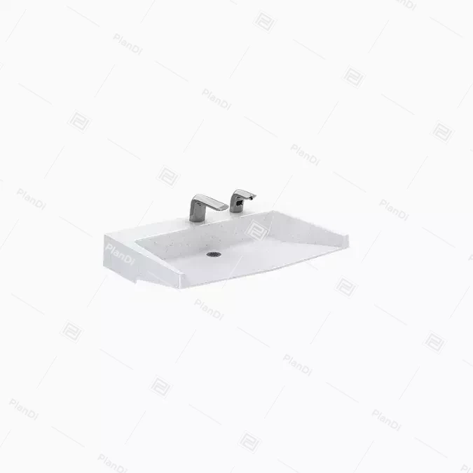 QSA-81000 SloanStone® Quartz Wall-Mounted Arrowhead Sink