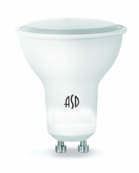 Лампа светодиодная LED-JCDRC-standard 7.5Вт GU10 4000К 675Лм ASD