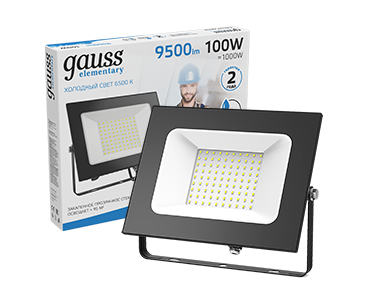 Светодиодный прожектор Gauss Elementary 100W (613100100)