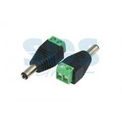 Разъем питания штекер 2.1х5.5 с клем. кол PROCONNECT (14-0314-4)
