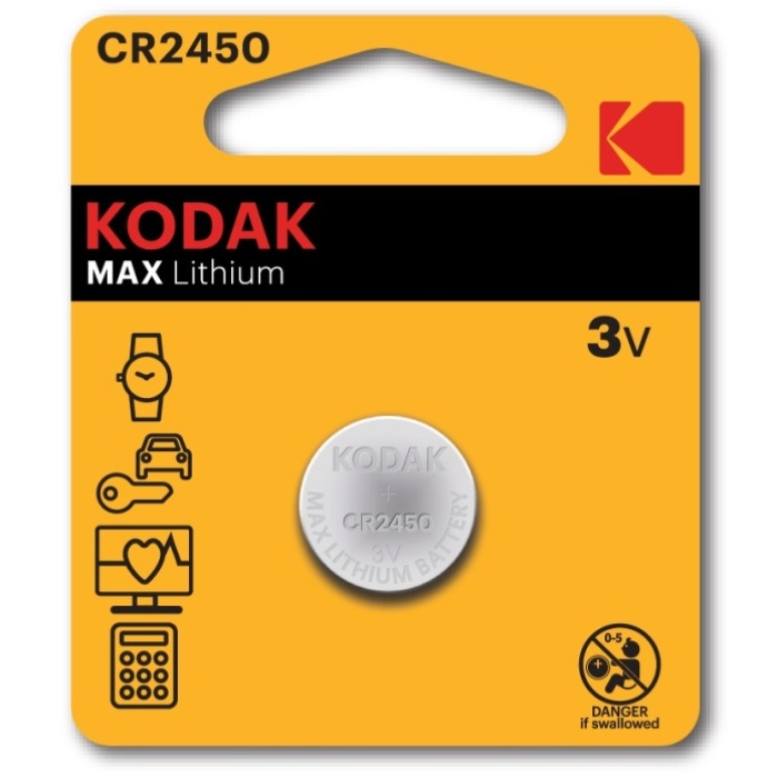 Батарейка CR2450 BL1 Max Lithium Kodak