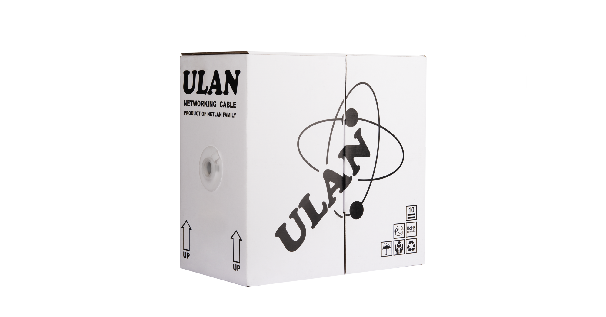 CCA-UU004-5E-PVC-GY Кабель NETLAN U/UTP 4 пары, внут. сер, 305м (сеч.0,50 ± 0,01)