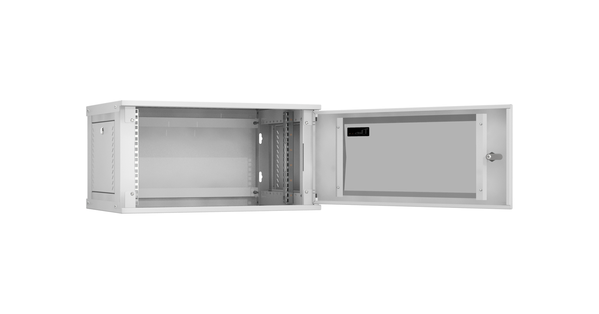 TWI-066060-R-G-GY Настенный разборный шкаф NIKOMAX Essential Line 19", 6U