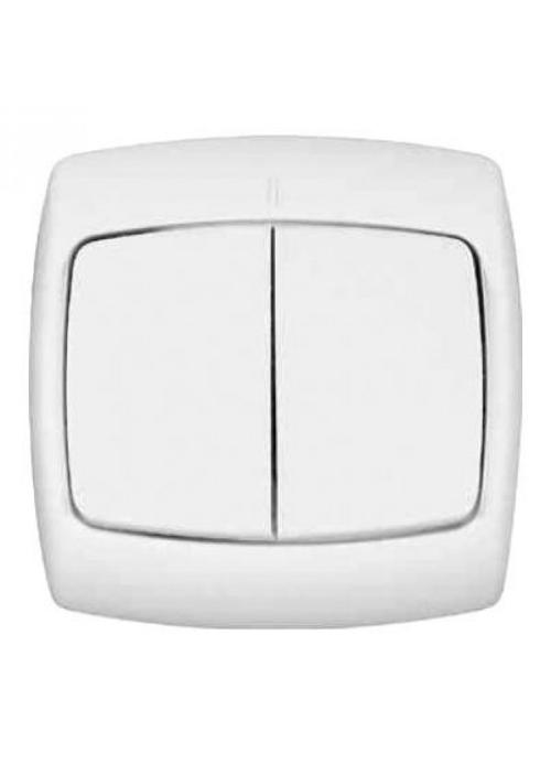 Выключатель 2кл о/п Рондо IP44 VA56-225B-BI