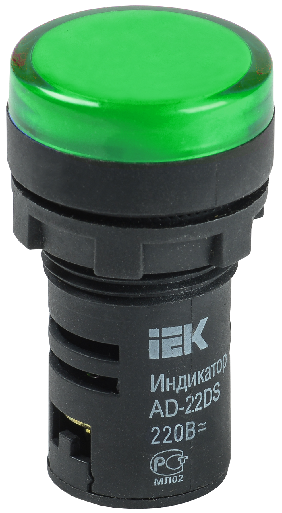 Лампа AD22DS(LED) матрица d22мм зеленый 24В AC/DC ИЭК BLS10-ADDS-024-K06