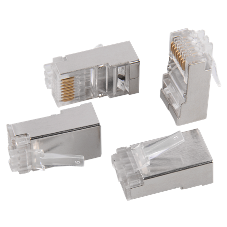 Джек RJ-45 FTP для кабеля кат.5Е, (экранированный) 8P8C, ITK ИЭК CS3-1C5EF
