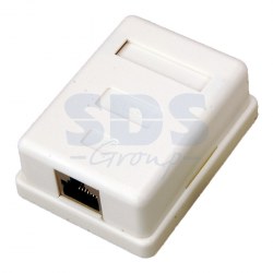Розетка компьютерная внешняя 1-порт, UTP RJ-45 (8P8C), CAT 5e REXANT (03-0121)