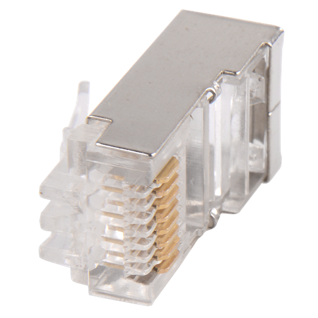 Джек RJ-45 FTP для кабеля кат. 5Е GENERICA CS3-1C5EF-G (Экран)