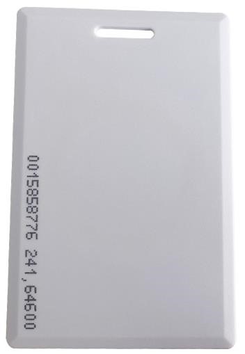 Карта MF018 Mifare 1К (1.8мм) с номером