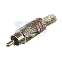 Разъем RCA метал.под винт (14-0410)