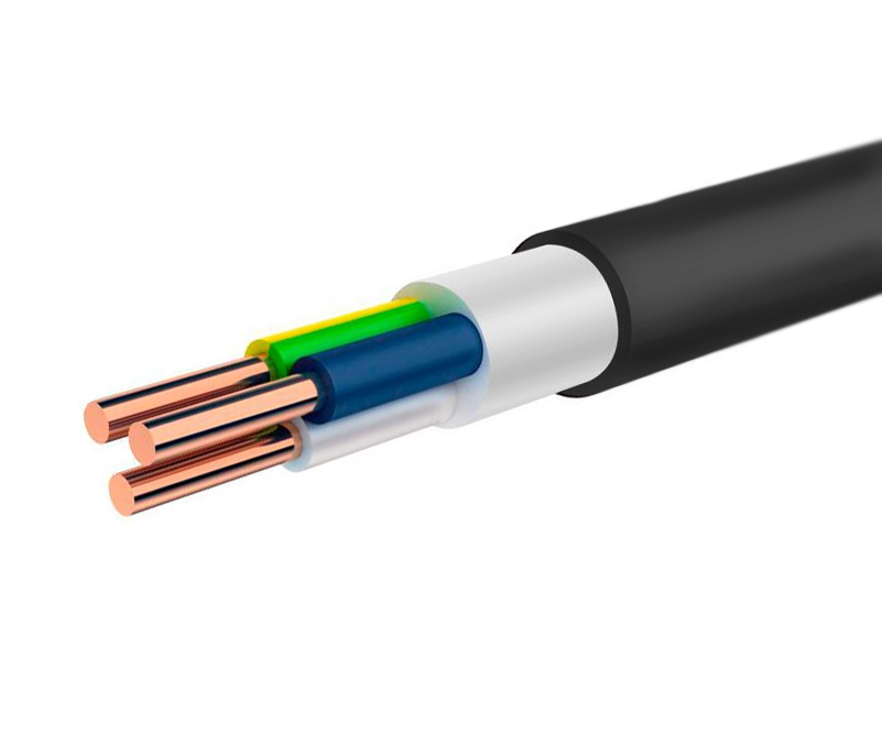 Кабель ВВГнг(А)-FRLS LTx 3х2,5 (100м.) круглый 0,66кВ ГОСТ Режем кратно 5м.