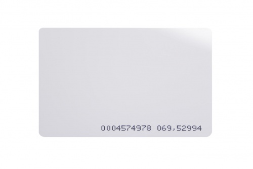 Карта MF008 Mifare 1K (0,8мм) с номером