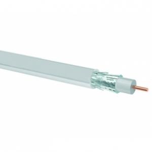 Кабель коаксиальный RG-6U, 64% 75Ом белый 100м Rexant (01-2201)