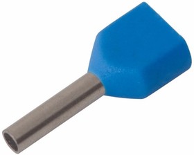 Наконечник штыревой втулочный НШВи(2) 0.75 синий Rexant (100шт/уп) (08-2802)