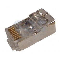 Джек FTP RJ-45(8P8C), CAT 5e REXANT упак/100шт (экран) (05-1023)