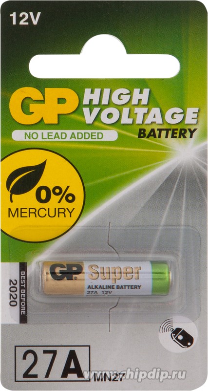 Батарейка 27A 12V BL5 GP