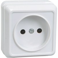Розетка 1местн. без з/к 10А откр.уст. ОКТАВА РС20-2-ОБ ERO10-K01-10-DC